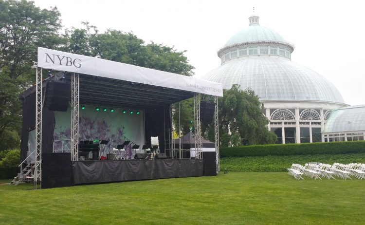 NYBG Stage and Lights
