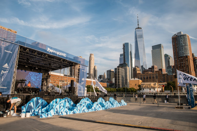 Run for the Oceans NY 2019 Adidas and Crossfire Morning Stage