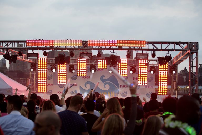 Stages and Lightings on Z100 SUMMER BASH